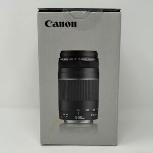 NEW Canon EF 75-300mm f/4-5.6 III Autofocus Telephoto Zoom Lens SLR Sealed‎